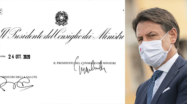 ristoranti e bar chiusi alle 18 ma aperti la domenica. ecco il nuovo dpcm