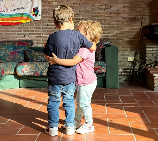 abbraccio bimbi