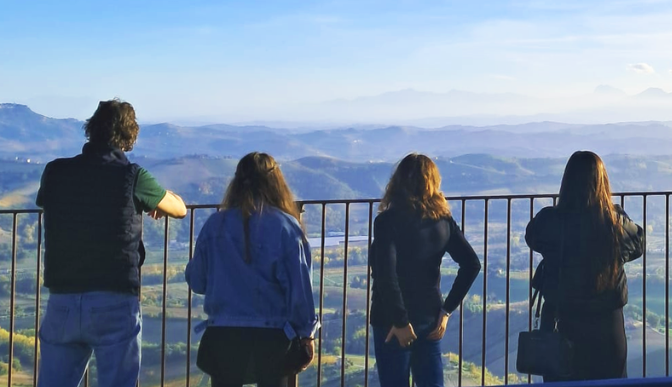 educatori con panorama