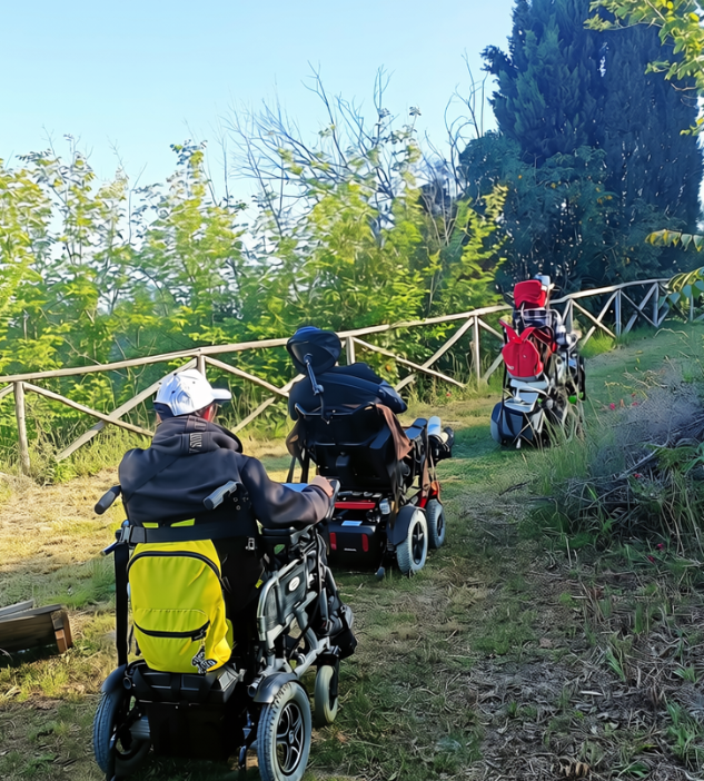 Mondo 5 ragazzi con disabilita